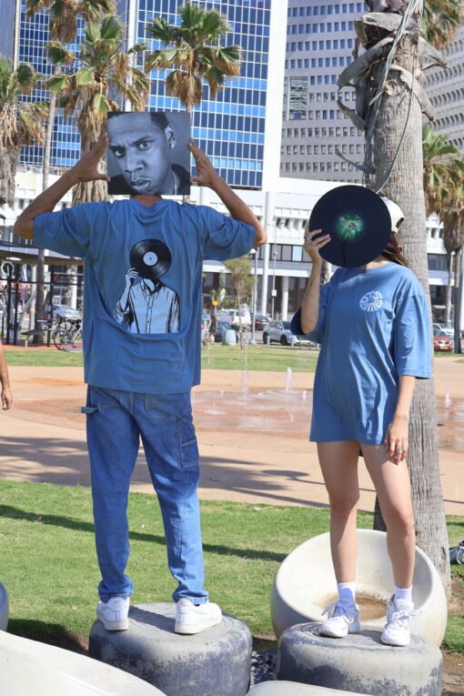 Light Blue Vinyl Head