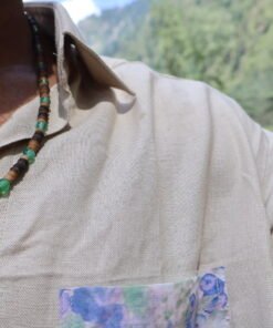 Blue Flower Man's Shirt